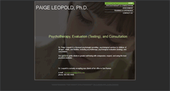 Desktop Screenshot of drpaigeleopold.com